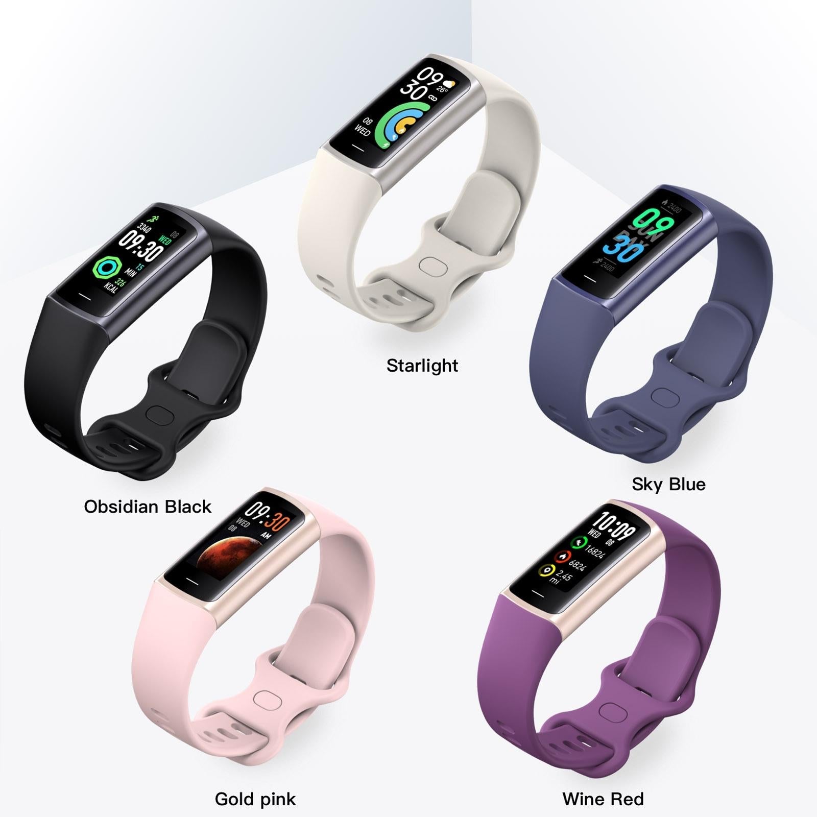 Waterproof C68L Fitness Tracker - Ip67 - Pink 9