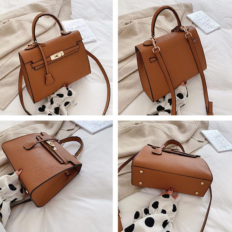 Stylish Winter Crossbody Bag for Women - Single Shoulder Kelly Design - Black 4