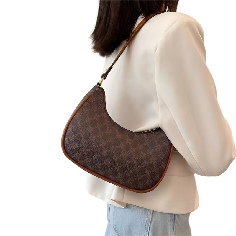 Versatile Pu Leather Tote Bag For Women - Coffee