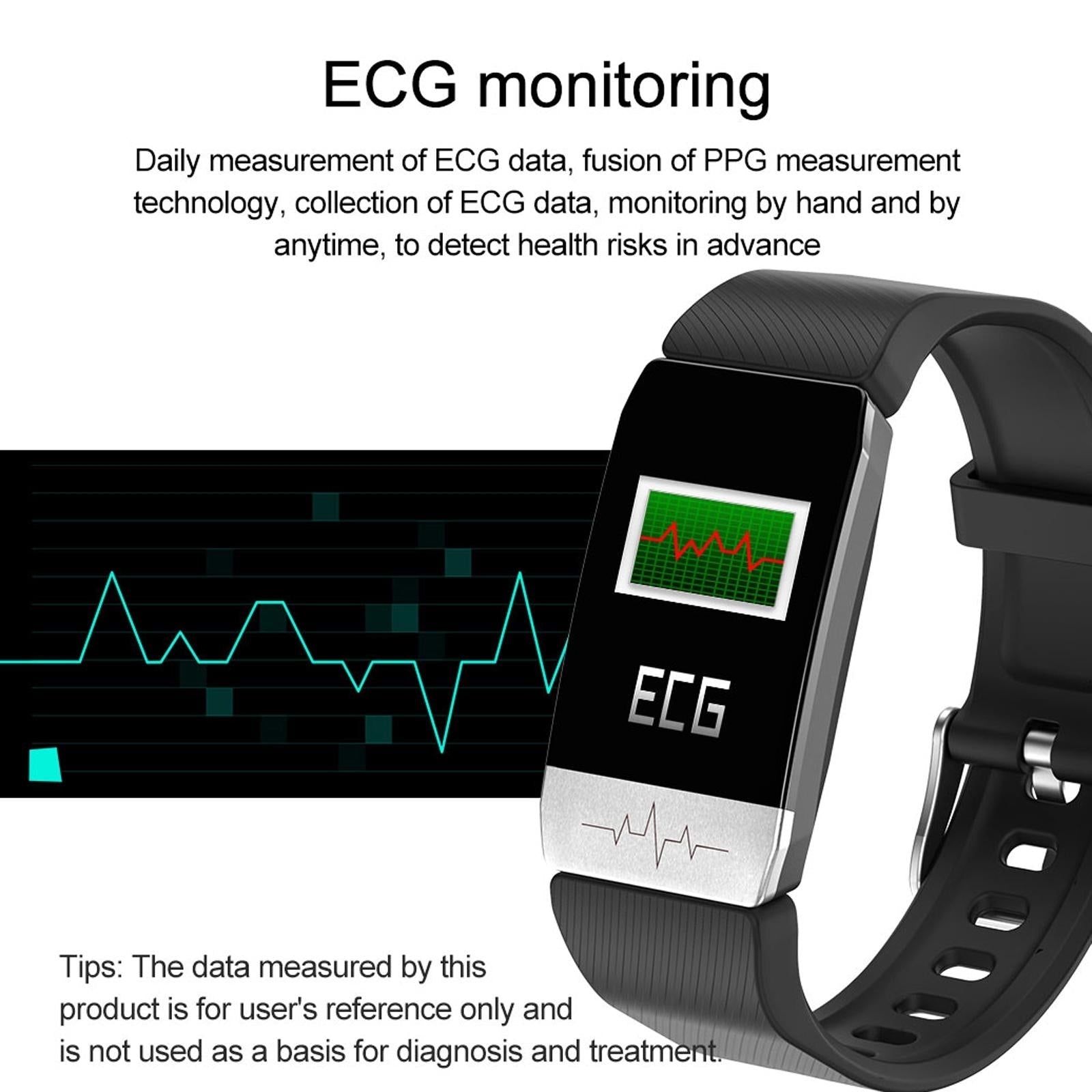 Waterproof Smart Bracelet With Blood Oxygen & Heart Rate Monitoring - Red 14