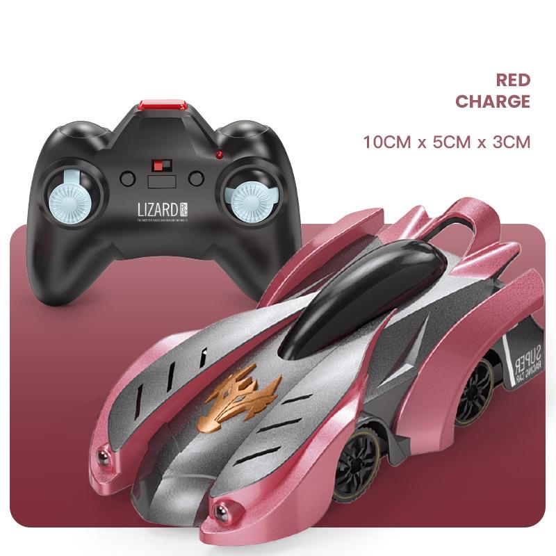 Electric Remote Control Wall Climbing Car for Kids - Mini Toy - Red Flame Handle Rc Edition 3
