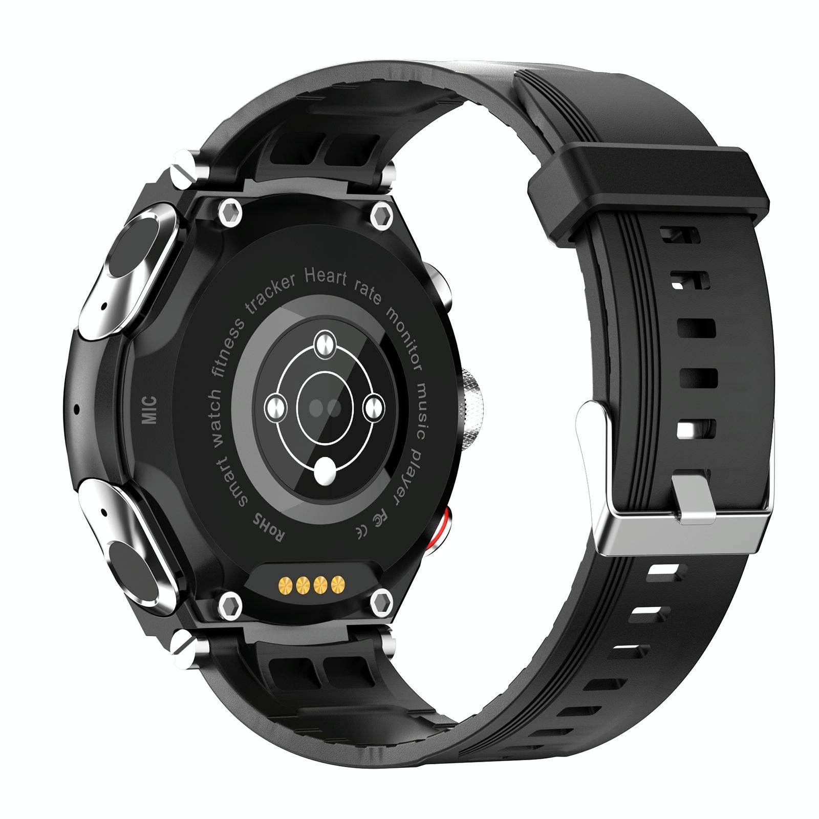 1.28 Inch Ips Touch Screen 2 In 1 Bluetooth Headset Smart Watch Support Heart Rate Monitoring / Bluetooth Music - Silver 13