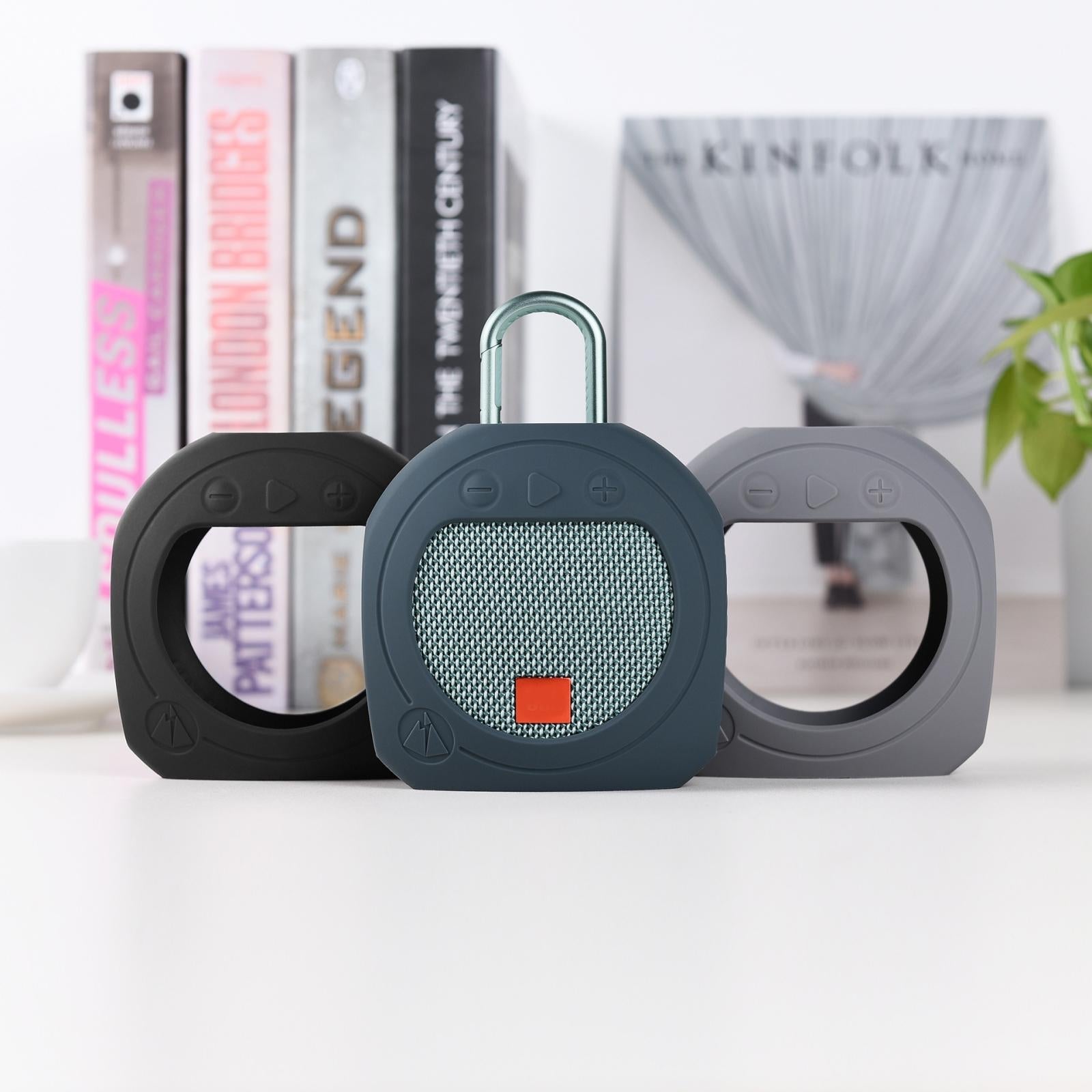 Protective Cover for Jbl Clip 3 Bluetooth Speaker - Anti-fall Silicone Storage - Black 8