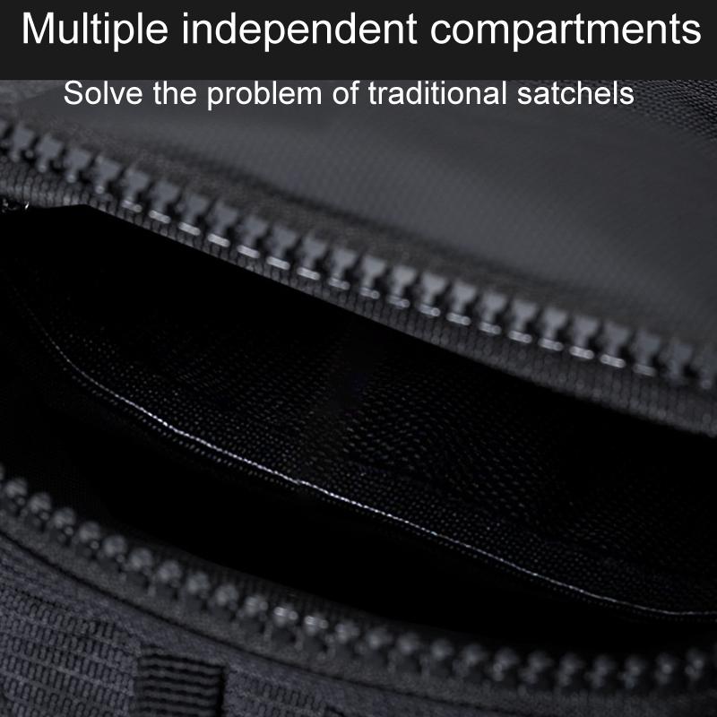 Crossbody Chest Pack For Outdoor Sports Unisex Cell Phone Bag - Grey 10