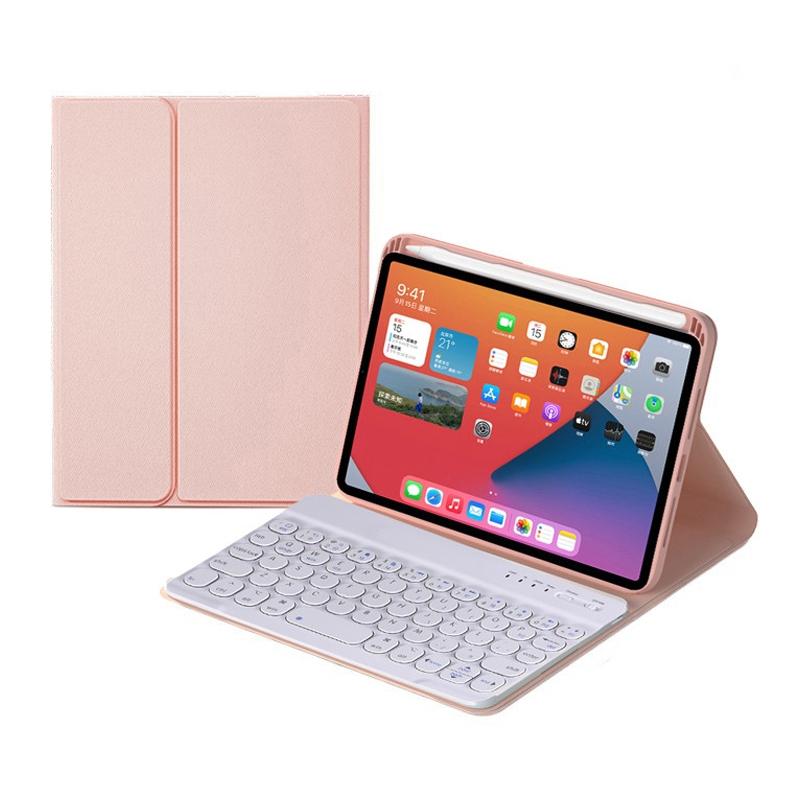 Detachable Bluetooth Keyboard Leather Case For Ipad Mini 6 With Holder - Dark Green 10