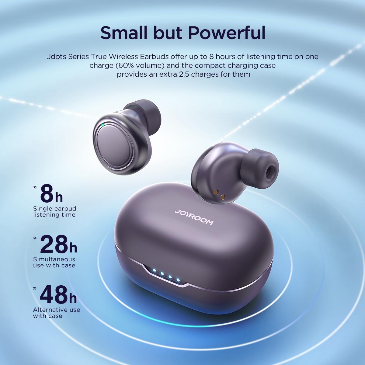 Jdots True Wireless Bluetooth Earphones - Jr-db1 Series - Purple 5