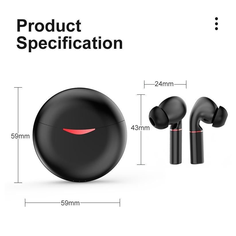 T & g T50 Sport Tws Bluetooth Earbuds with Noise Canceling and Mic - White 11