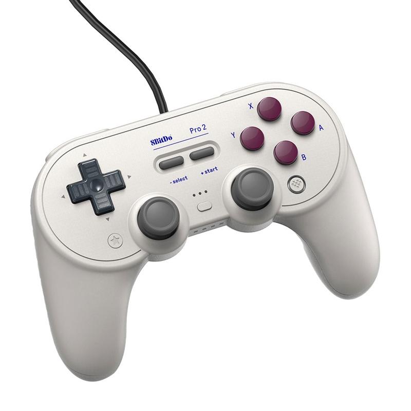 8bitdo Pro 2 Wired Gamepad for Switch - Gray
