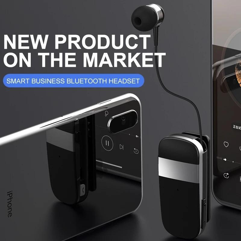 Wireless Bluetooth Earphone with Vibration Reminder for Phone - White 4
