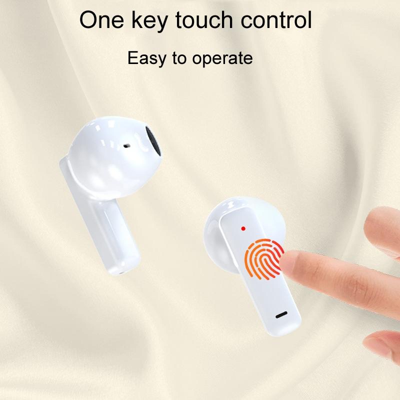 Wireless Bluetooth Earphones with Hd Noise Reduction for Gaming and Sports - White 4