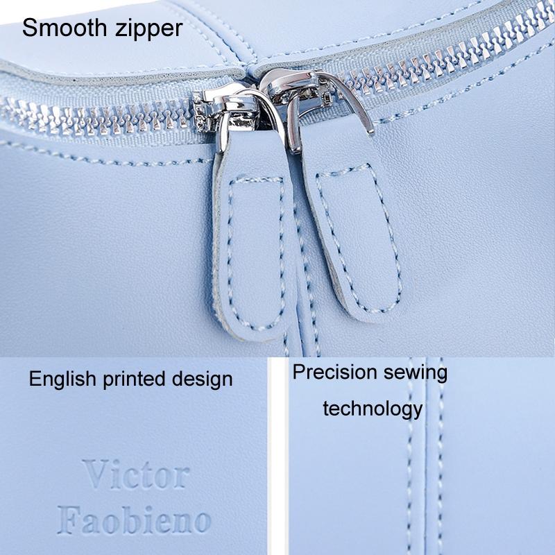 Chic Leather Women Handbag Sleek Design - White 8