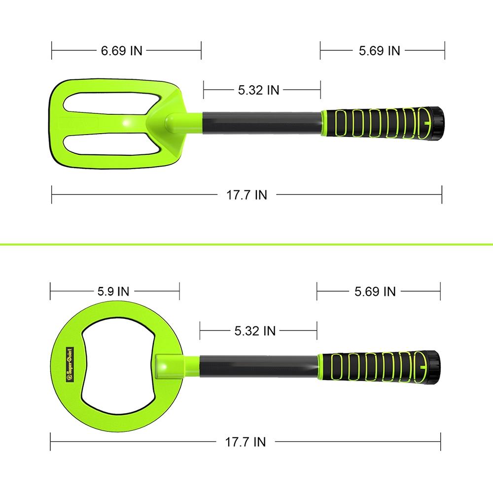 Waterproof Handheld Metal Detector for Underwater Treasure Hunting - Ip750 Yellow 3