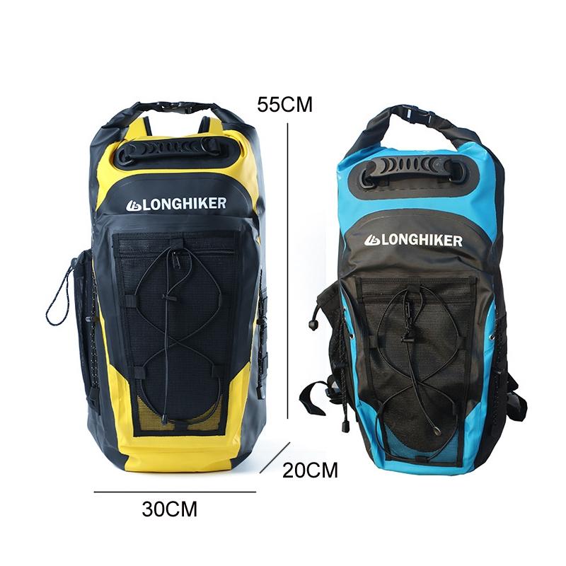 Outdoor Diving Fin Backpack Drifting Swimming Fishing Ski Bag - Blue 3