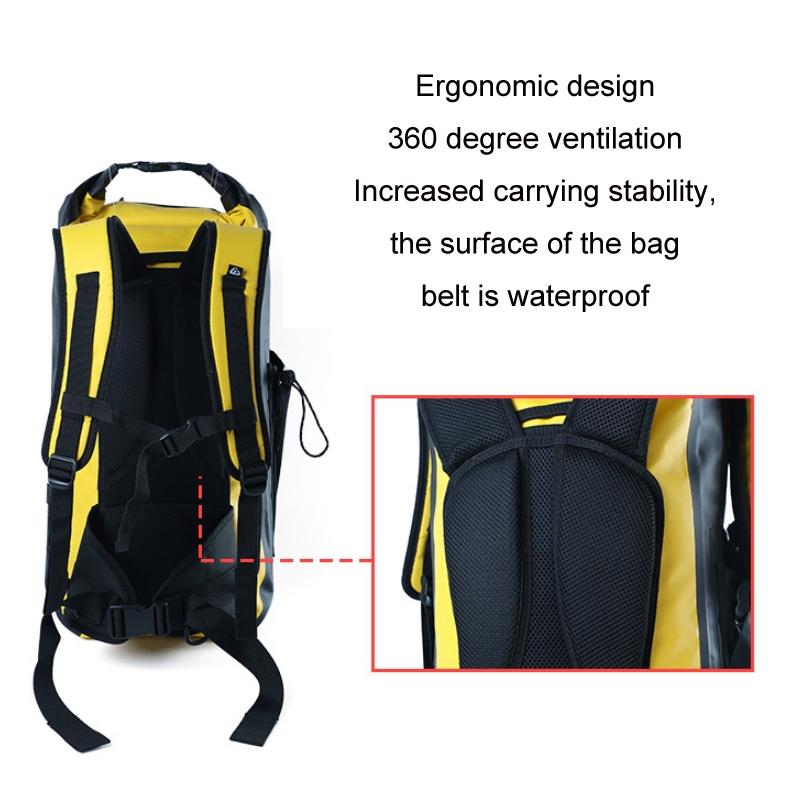 Outdoor Diving Fin Backpack Drifting Swimming Fishing Ski Bag - Blue 7