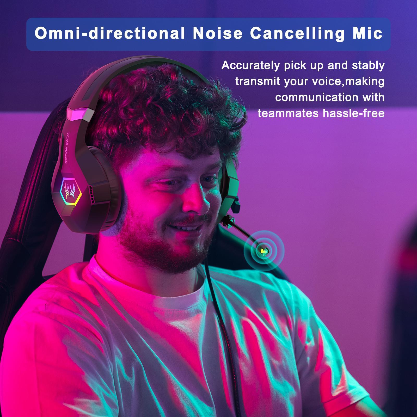 Omni Esports Headset With Mic 1.9M Length - White 12
