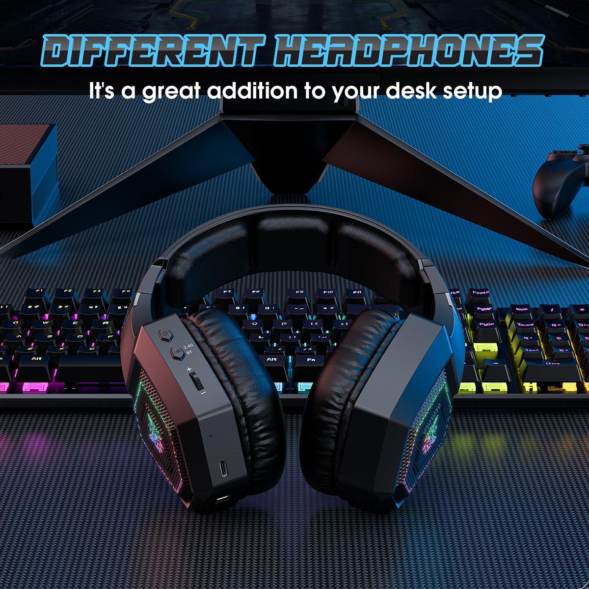 Tri-Mode Bluetooth E-Sports Headset - White 6