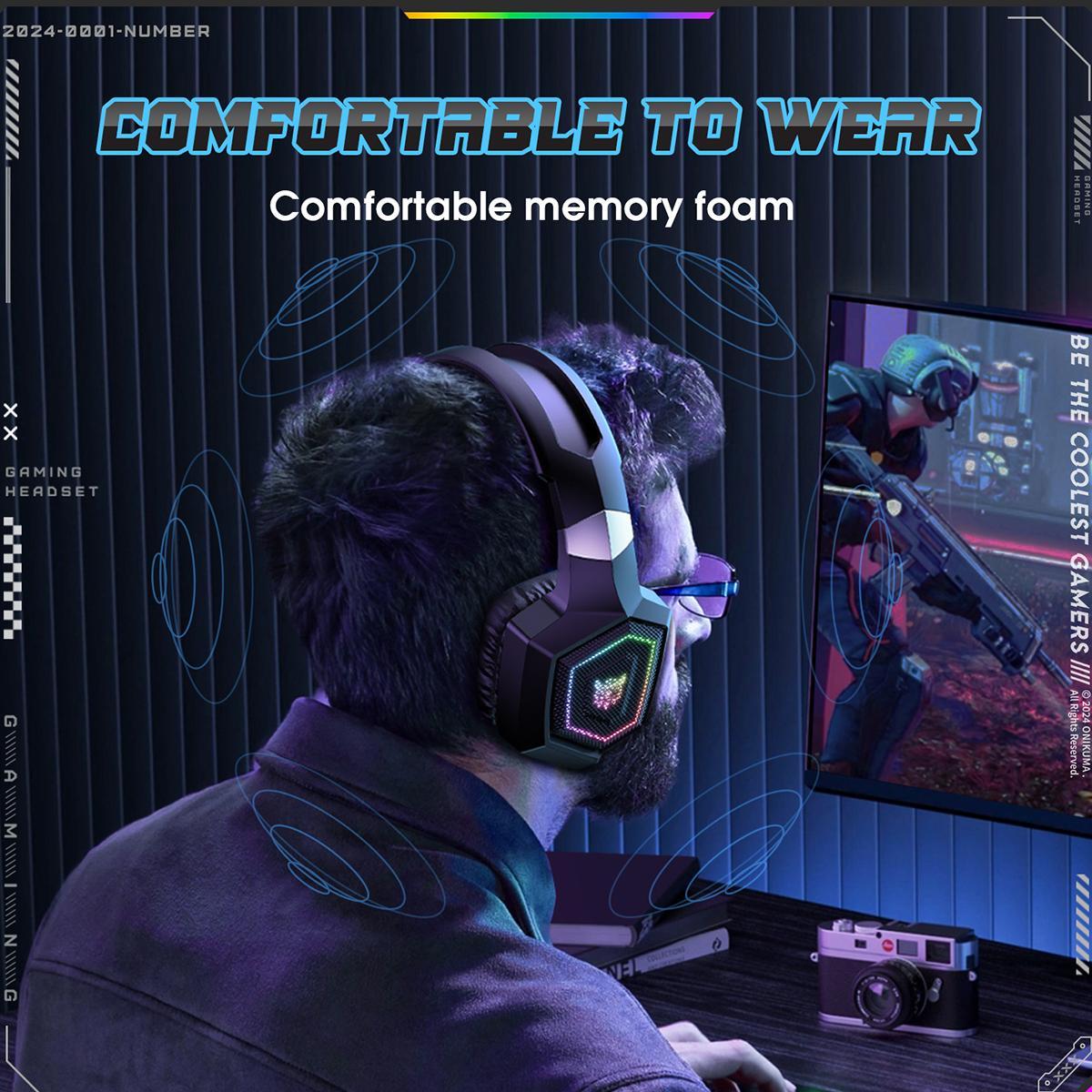 Tri-Mode Bluetooth E-Sports Headset - White 8