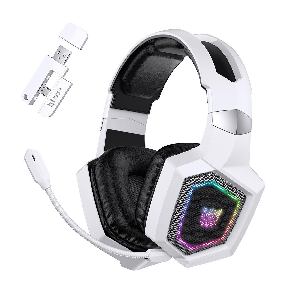 Tri-Mode Bluetooth E-Sports Headset - White 9