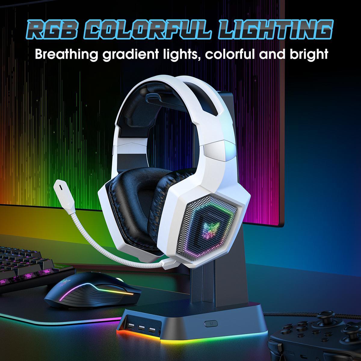Tri-Mode Bluetooth E-Sports Headset - White 11