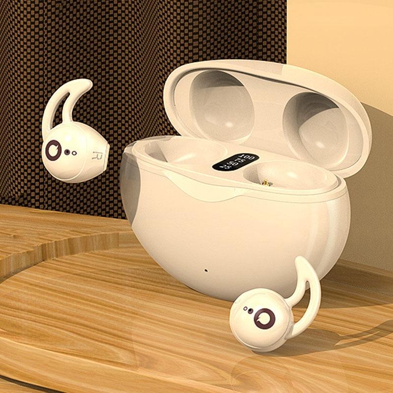 Mini Wireless Sports Earphones with Bluetooth for Sleep - S800 - White 3