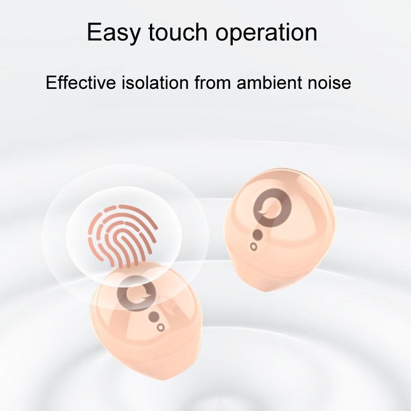 Mini Wireless Sports Earphones with Bluetooth for Sleep - S800 - White 7