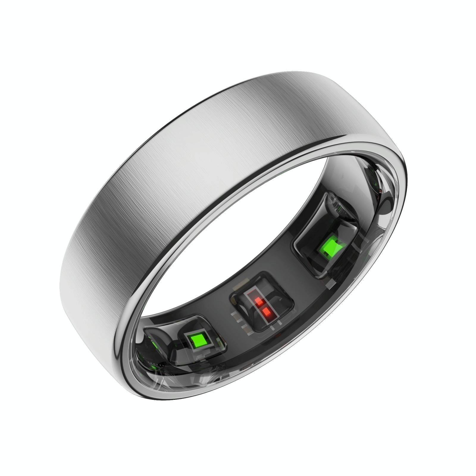 Smart Ring Heart Rate Blood Oxygen Sleep Sports Size 10 - Gold 4