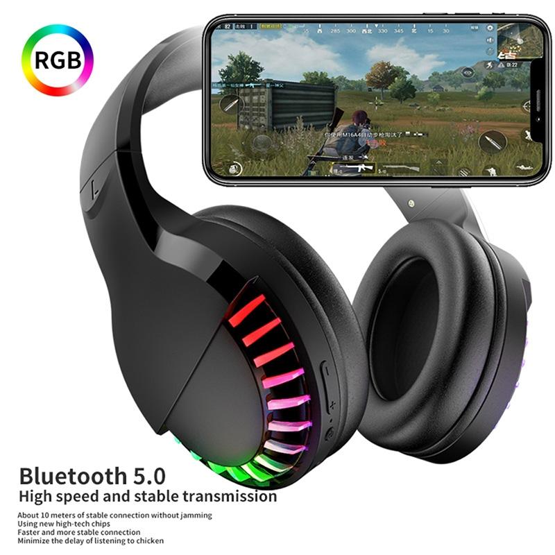 Rgb Dual-Mode Bluetooth Gaming Headset - Pink 10