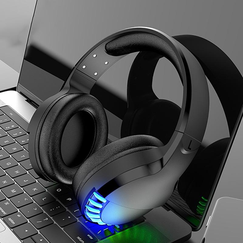 Rgb Dual-Mode Bluetooth Gaming Headset - Pink 11