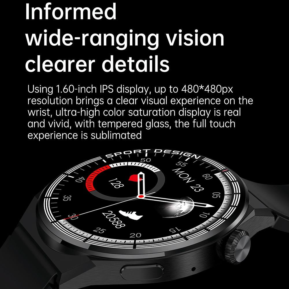 1.6 Inch Waterproof Smart Watch With Bluetooth Call & Nfc - Silver 13
