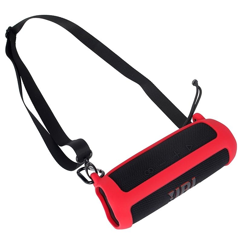 Silicone Protective Case for Jbl Flip6 Bluetooth Speaker - Black 9