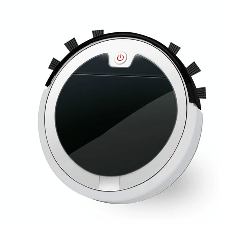 Smart Home Sweeping Robot with Remote Control and Large Suction - Red Black 9