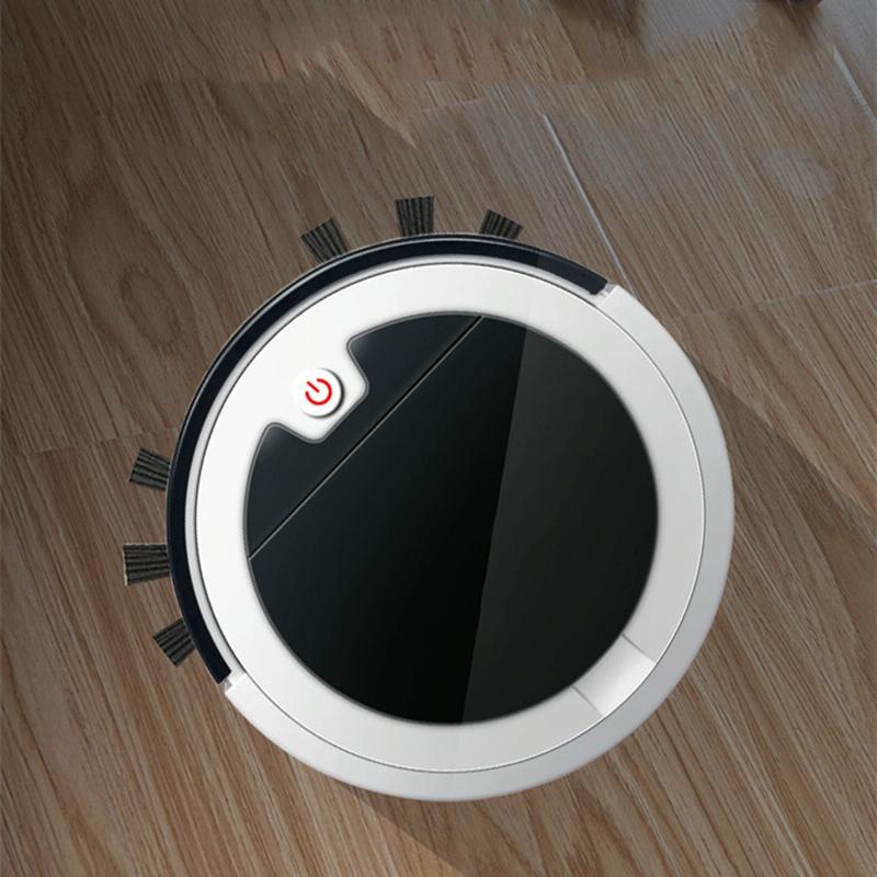 Smart Home Sweeping Robot with Remote Control and Large Suction - Red Black 11