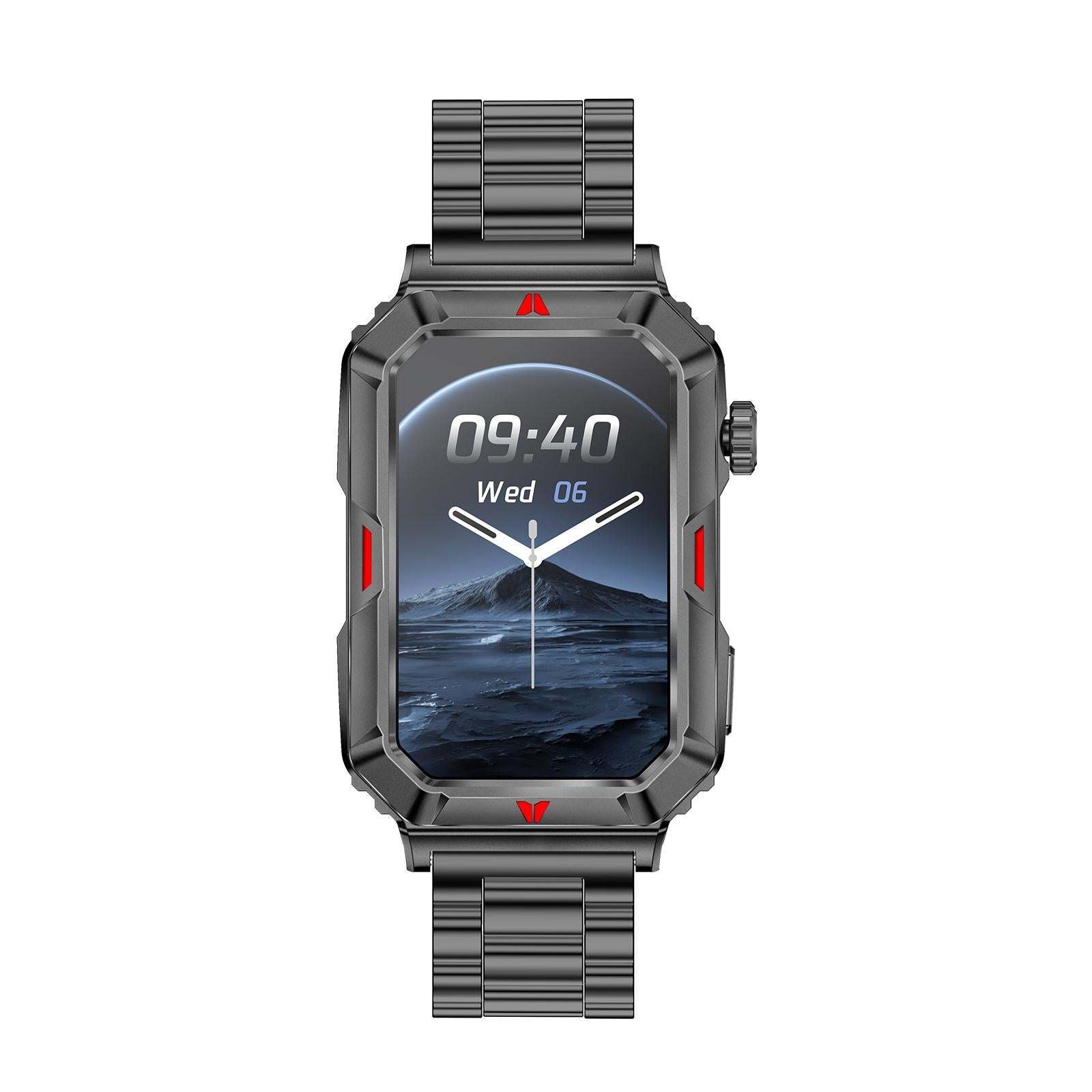 Smart Bracelet With Sleep Detection And Steel Strap - Bt5.2 - Silver 3