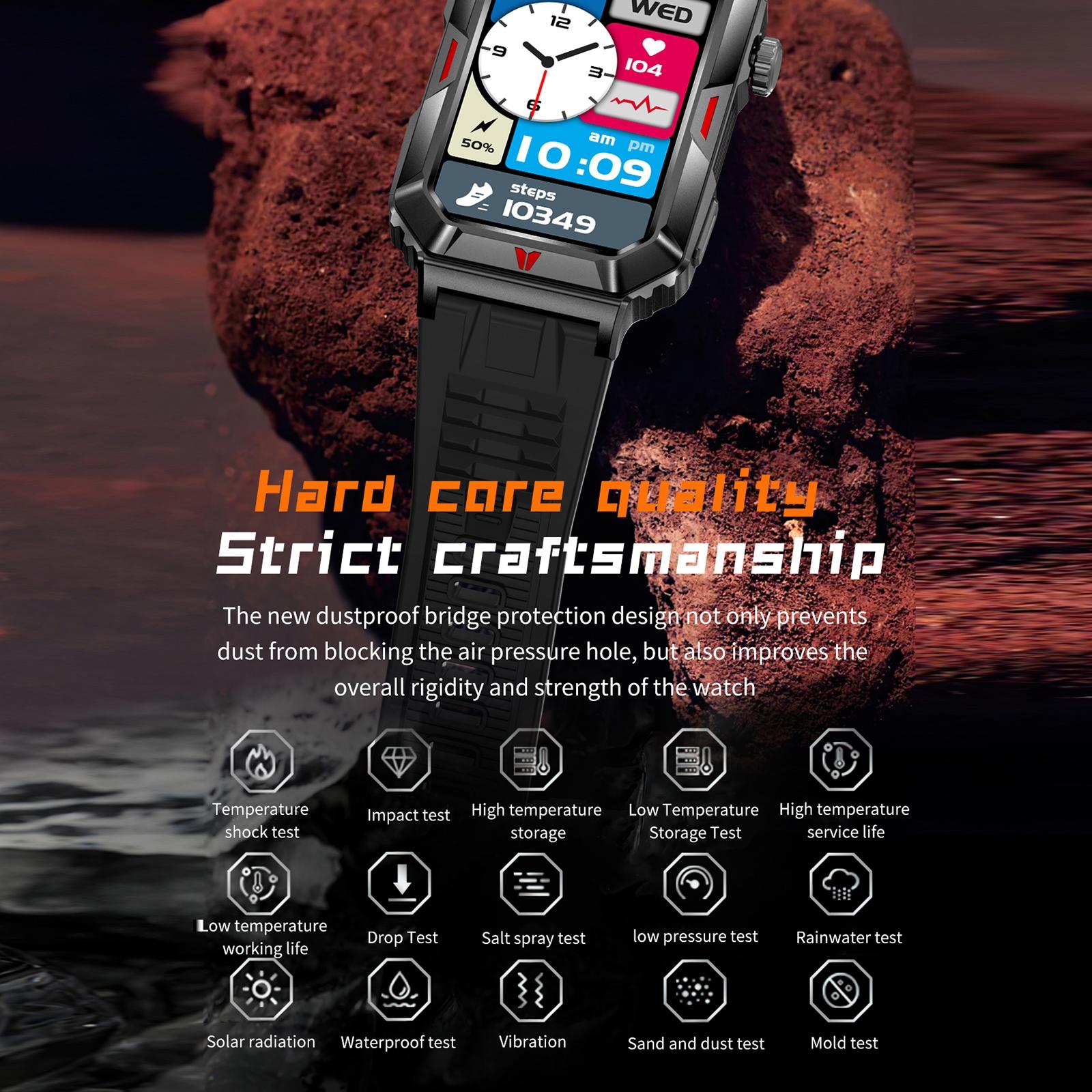 Smart Bracelet With Sleep Detection And Steel Strap - Bt5.2 - Silver 7