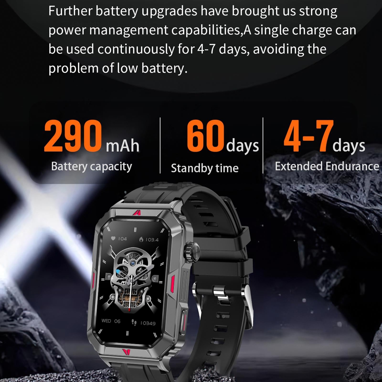 Smart Bracelet With Sleep Detection And Steel Strap - Bt5.2 - Silver 12
