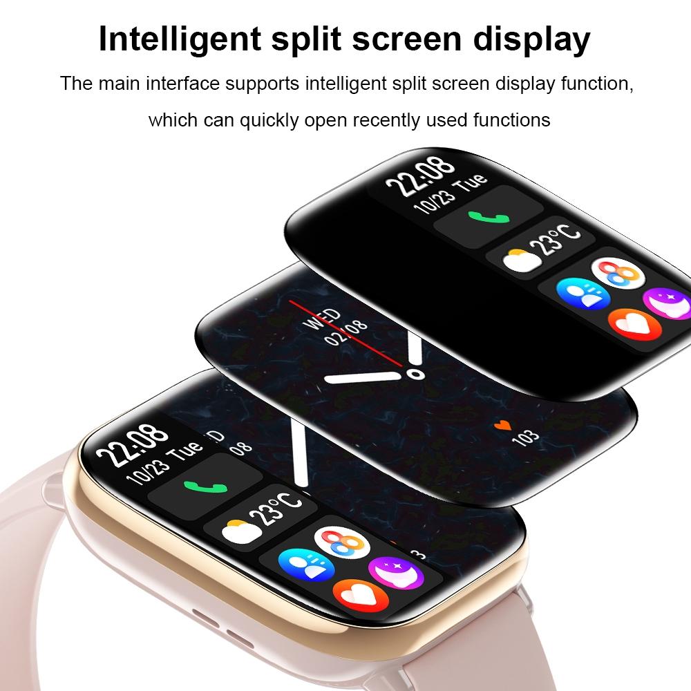 Waterproof Smart Watch With Blood Oxygen Monitoring - Ip68 - Black 11