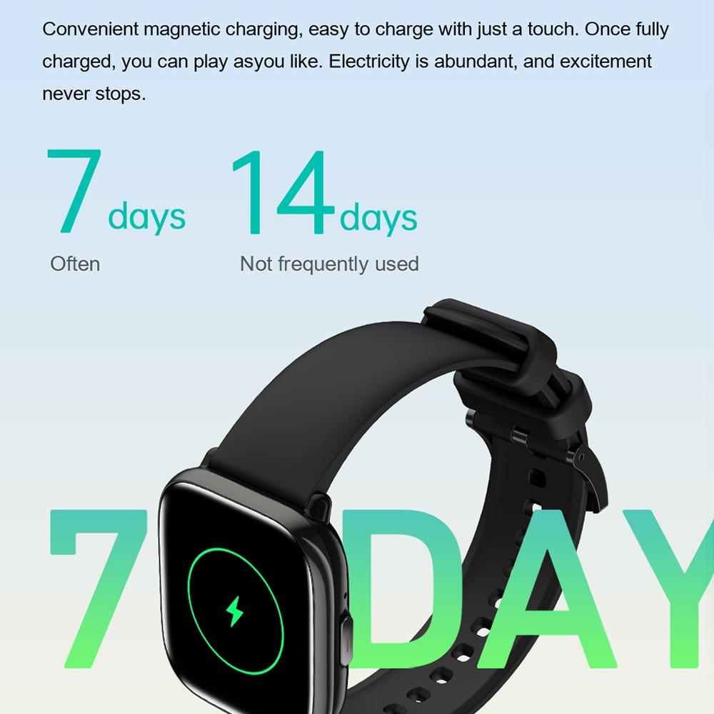 Waterproof Smart Watch With Blood Oxygen Monitoring - Ip68 - Black 12