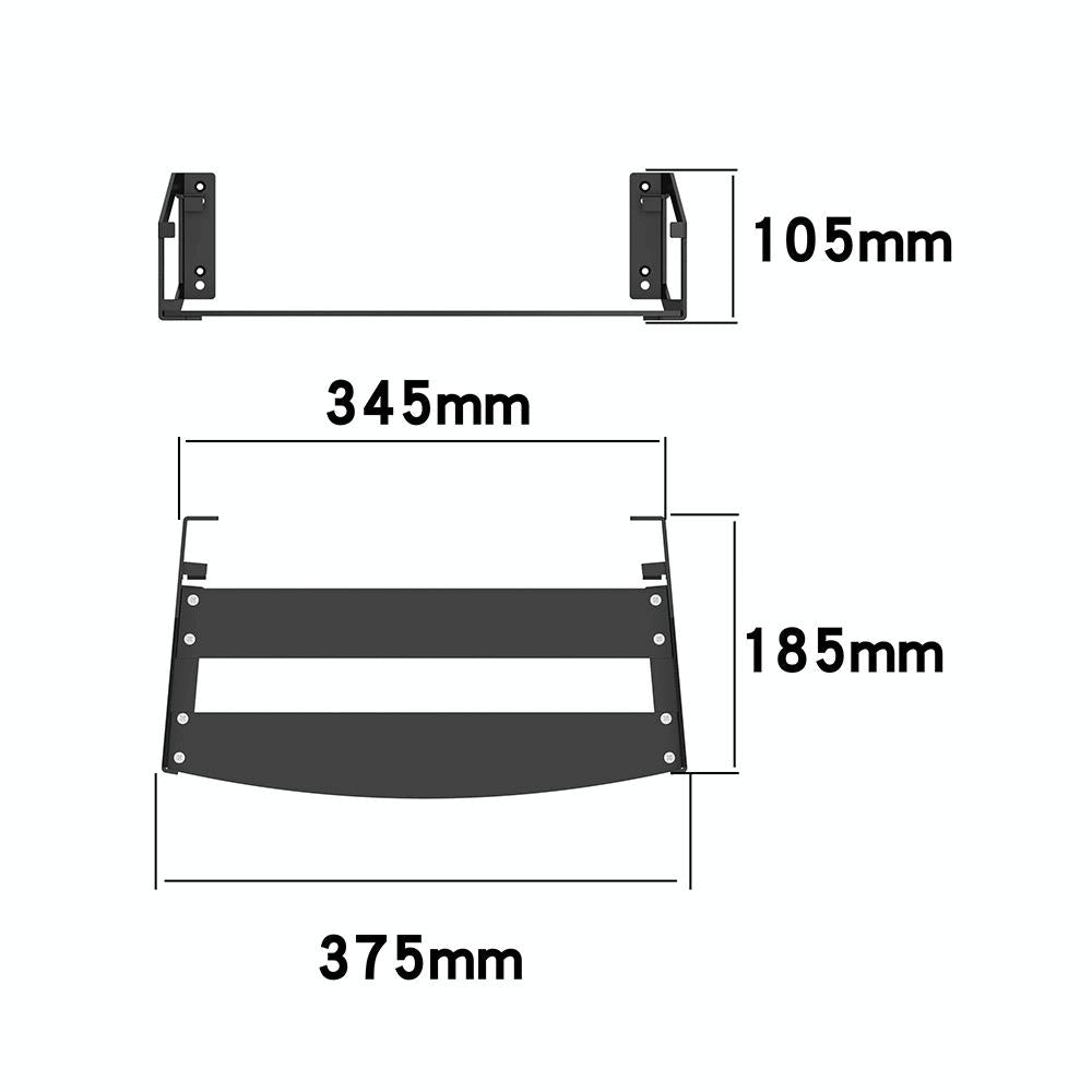 Wall-mounted Metal Bracket for Smart Speaker - White 6