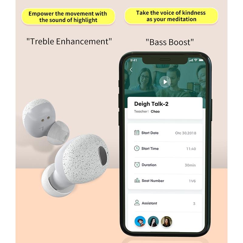 Wireless Bluetooth Earphones with 5d Sound and Magnetic Charging Box - Black 10