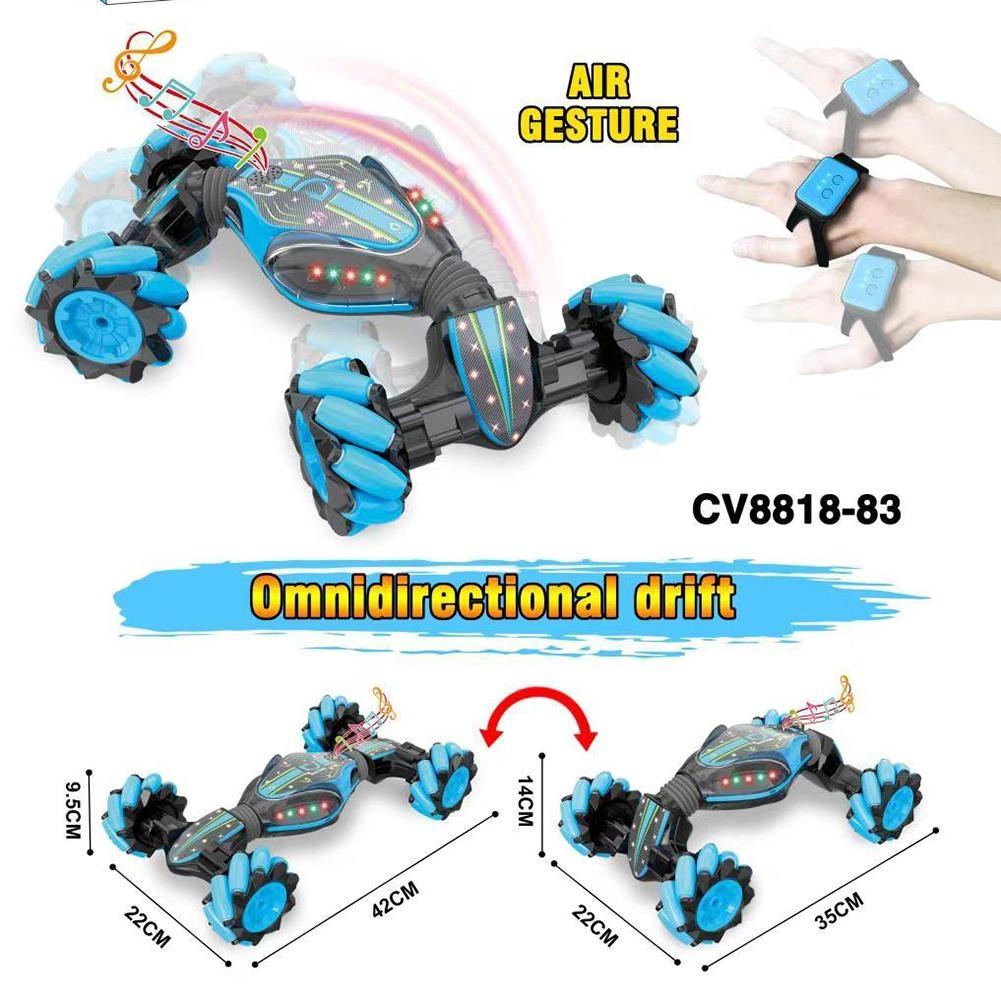 Gesture Control Twisting Car with Music and Deformation - Red 8