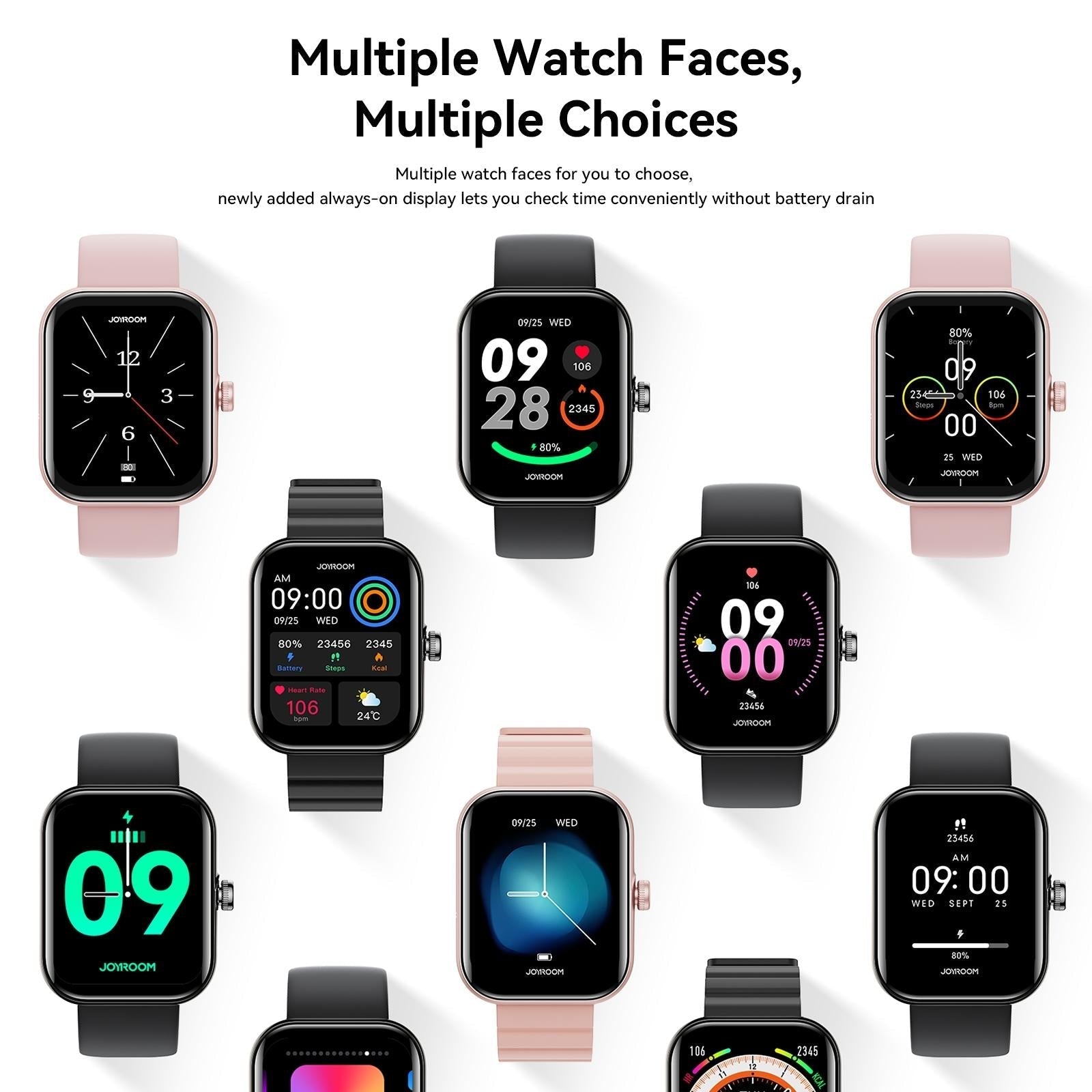 1.96 Screen Inch Smart Watch With Bt Call & Heart Rate - Graphite Black 13