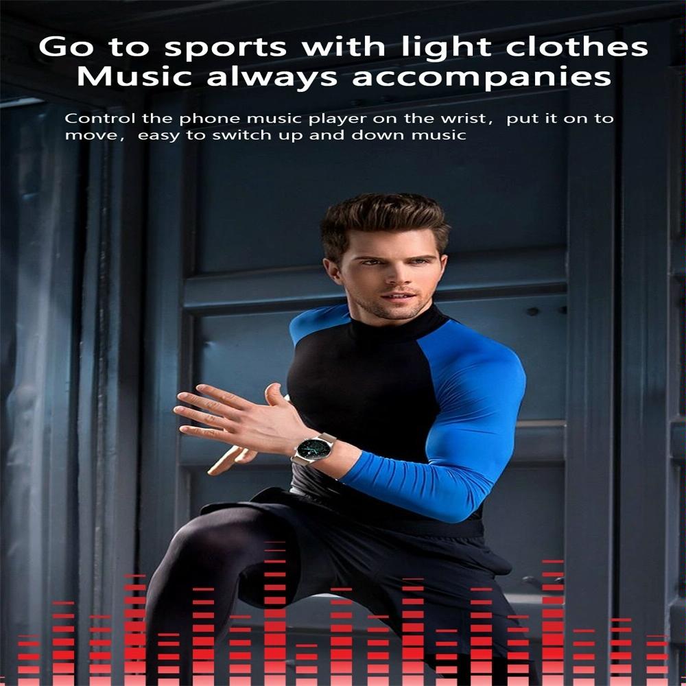 Waterproof Smart Watch With Heart / Bp / Oxygen / Sleep Monitoring - Ip68 - Silver 12