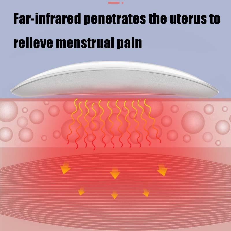 Vibrating Infrared Heat Massage Belt - White 5