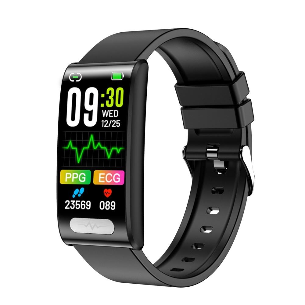 Smart Watch With Heart / Bp / Oxygen / Sugar Monitoring Silicone Strap Colour Screen - Blue 13