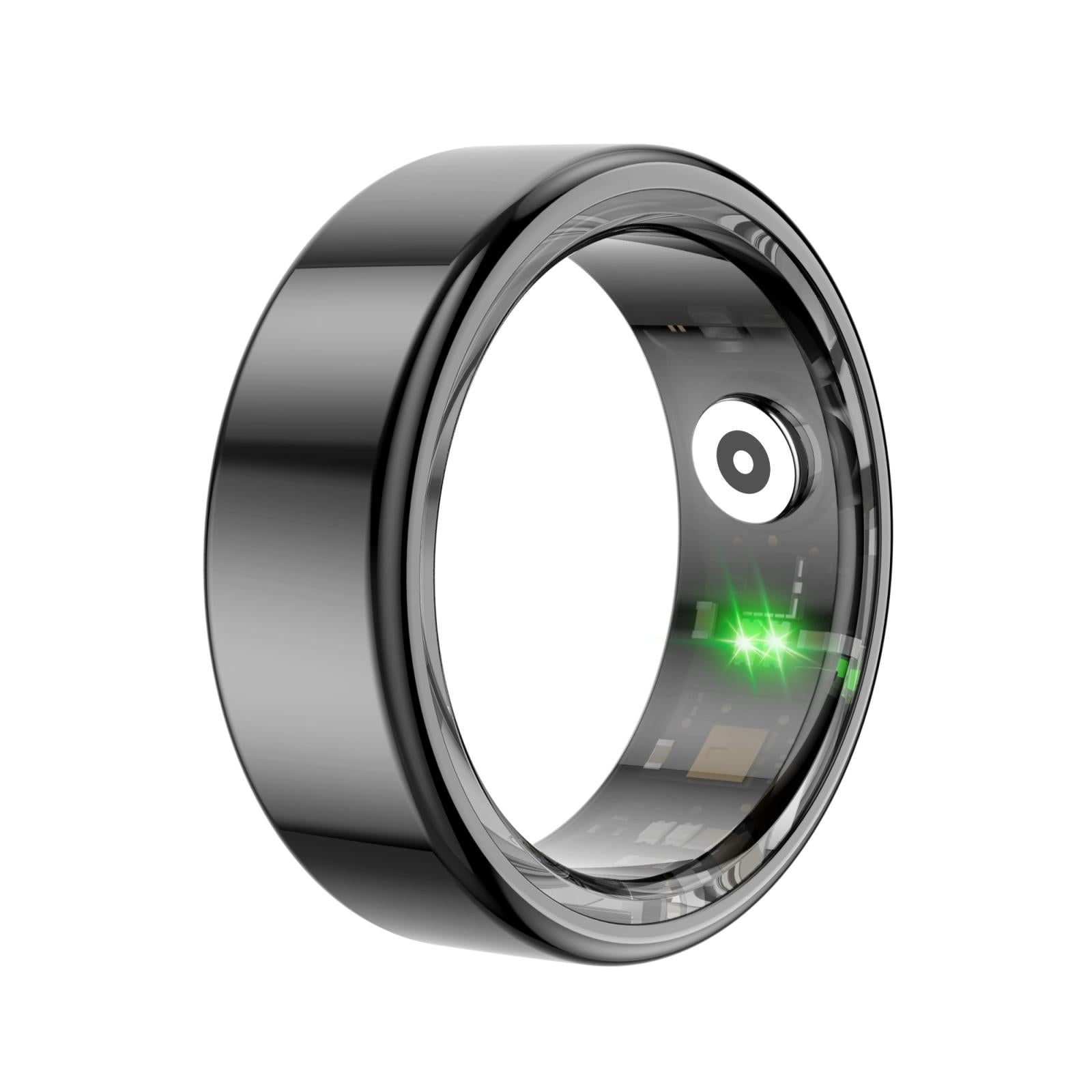 Smart Ring With Heart Rate Blood Oxygen Sleep Monitoring & Sports Modes - Size 11 - Gold 3