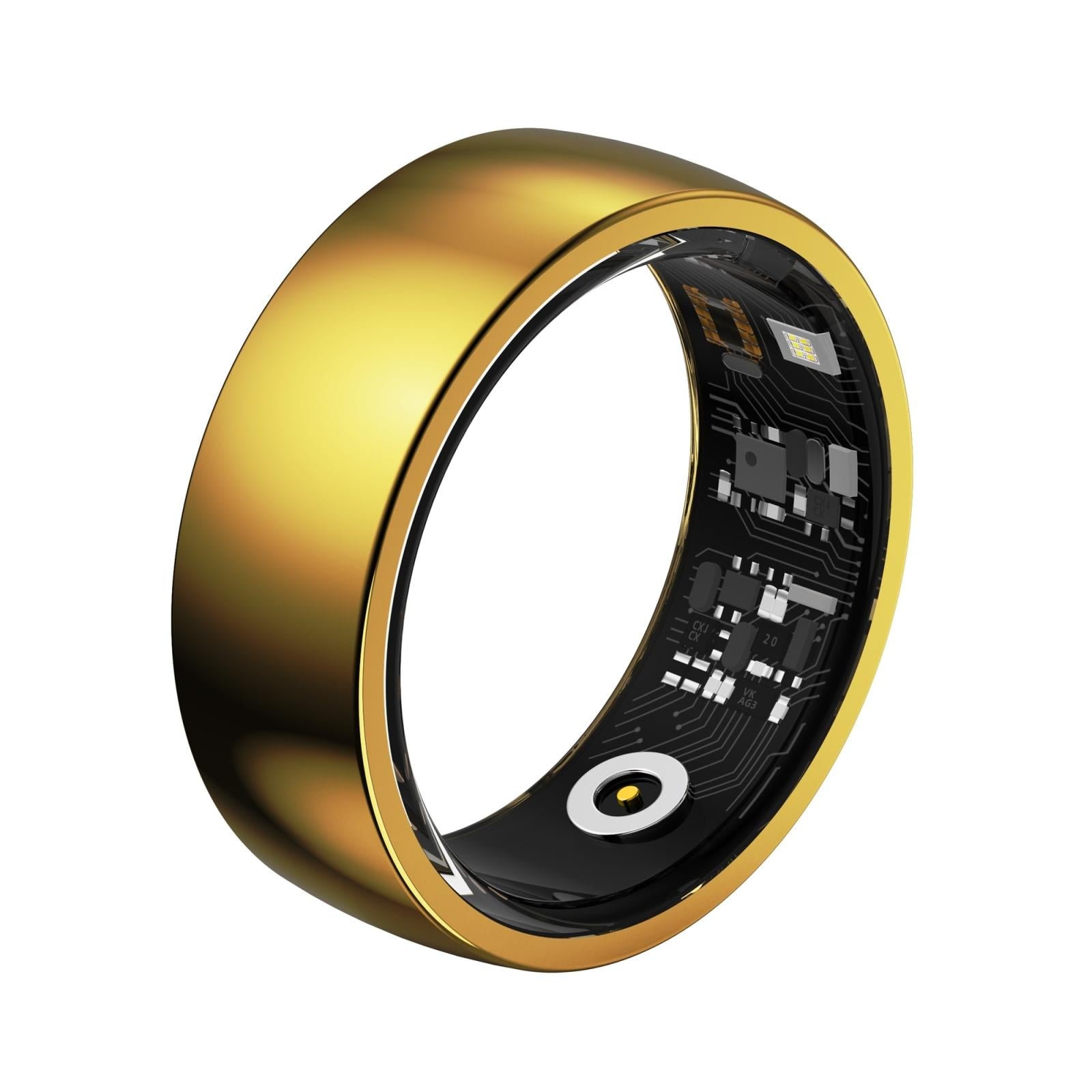 Smart Ring For Health Monitoring And Family Care - Size 22 - Gold 11