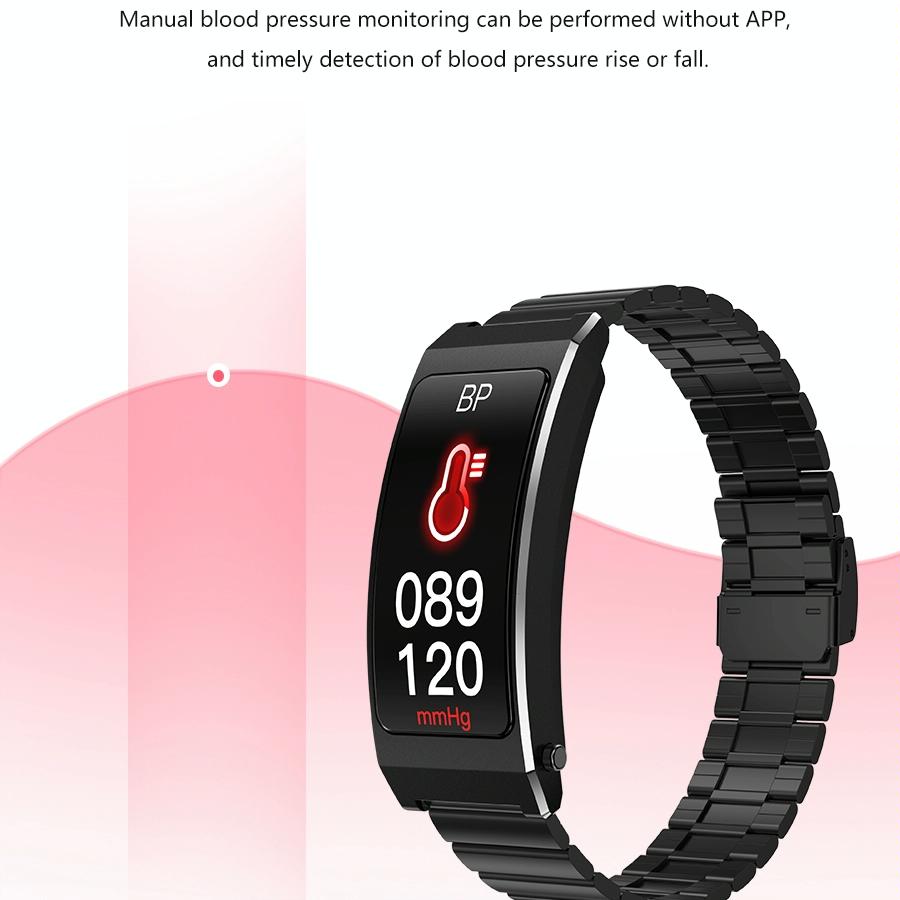 Sleep Oxygen Monitoring Smart Bracelet - Rose Gold 10