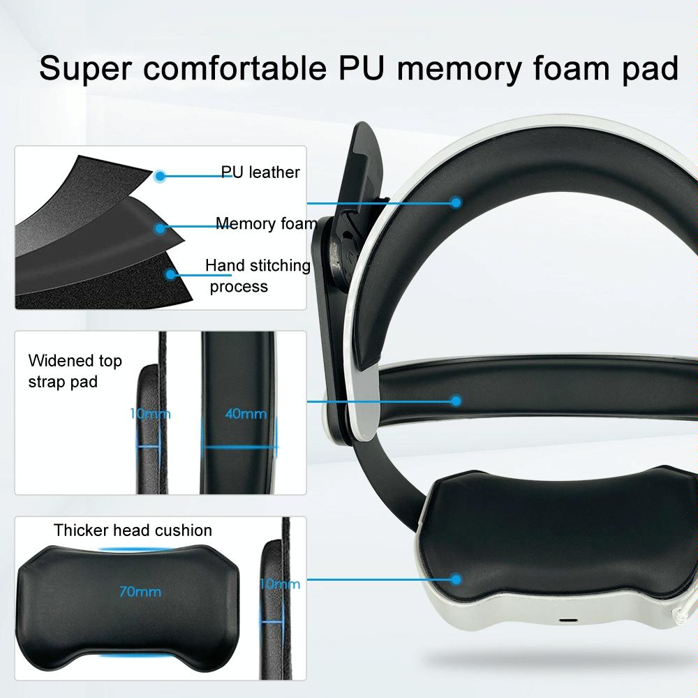 Head Strap Power Bank for Meta Quest 2 - 5200mah - White 6