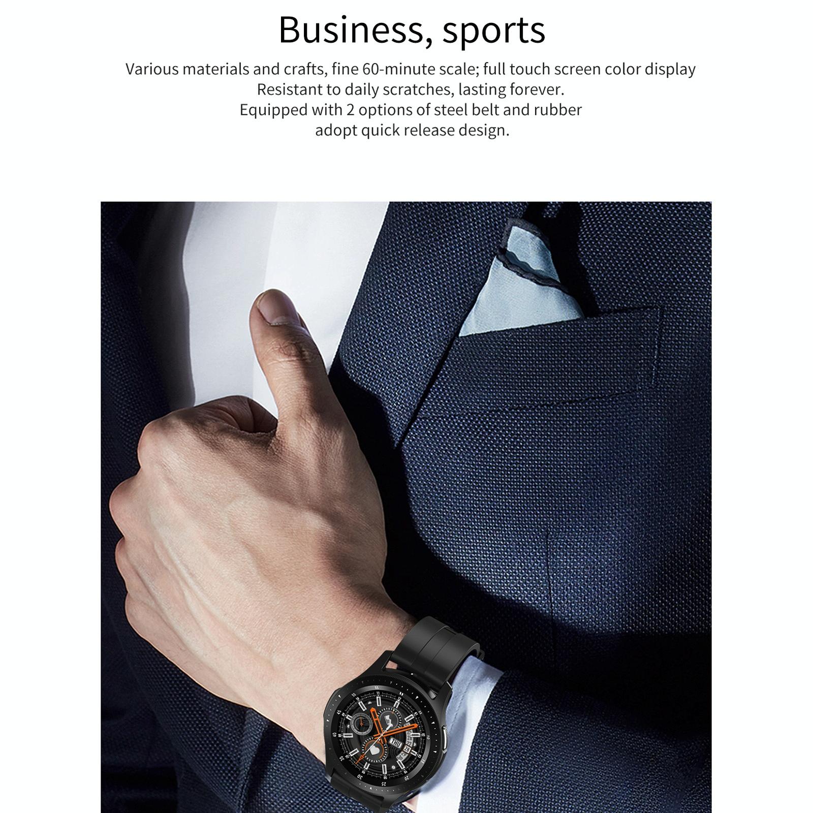 Waterproof Smart Bracelet With Touch Screen Bluetooth Call And Heart Rate Monitor - Silver 6