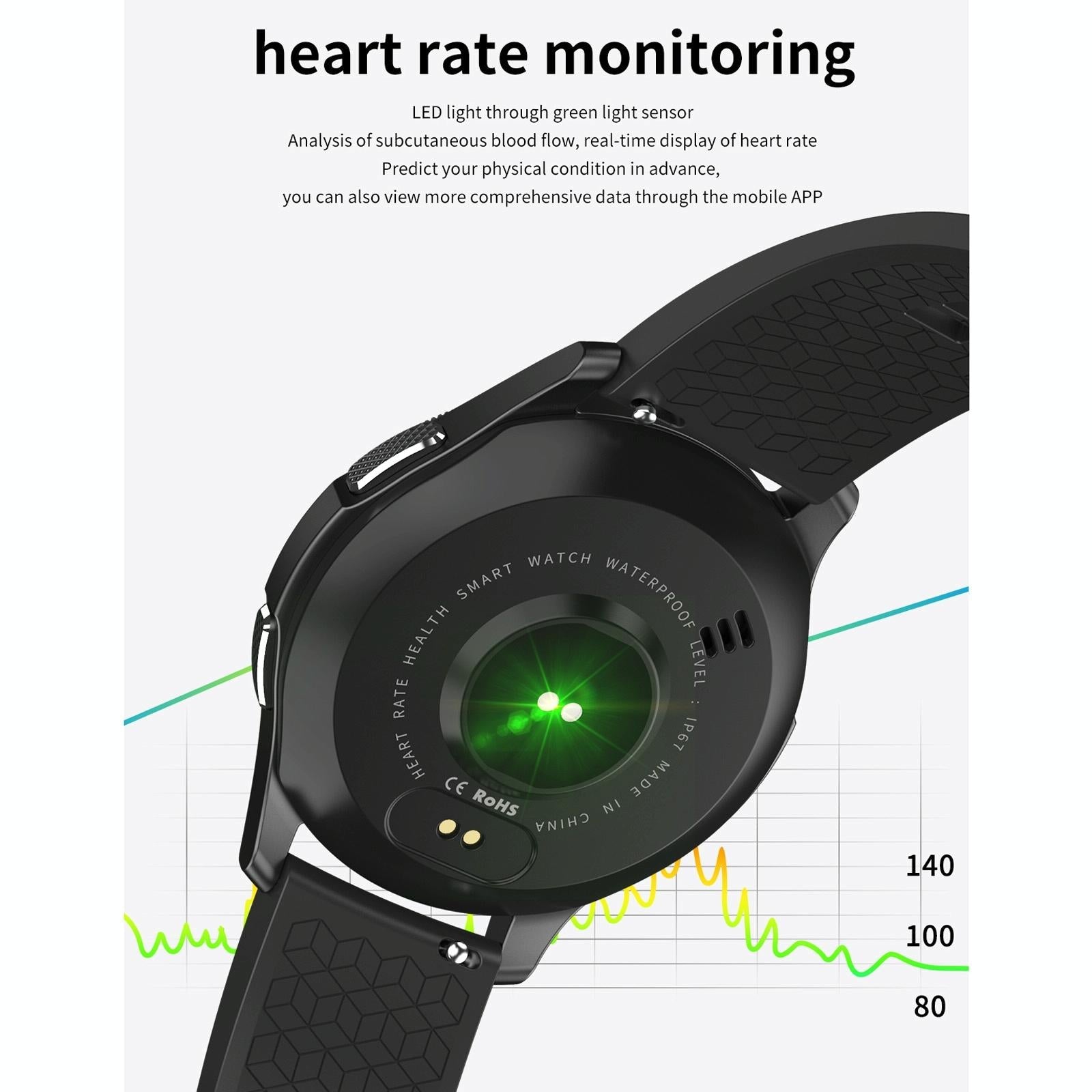 Waterproof Smart Bracelet With Touch Screen Bluetooth Call And Heart Rate Monitor - Silver 15